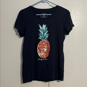 Tommy Bahama Dark Blue Tee with Pineapple Logo